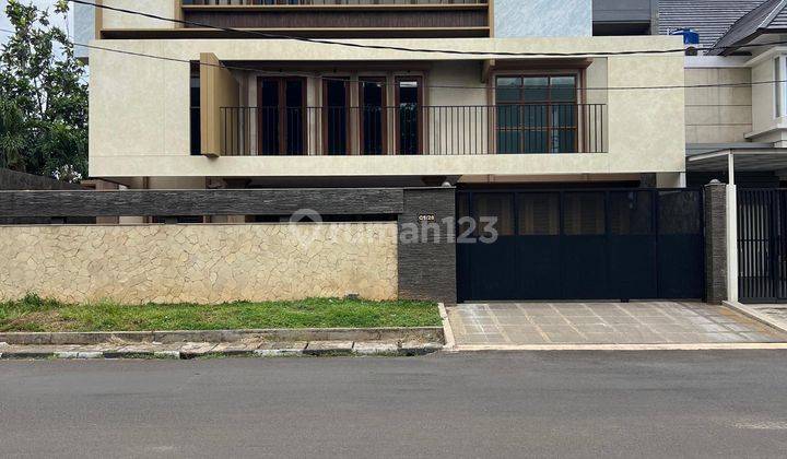 Rumah Mewah Desain Modern Dalam Komplek Elit Di Joglo Meruya Jakarta Barat 1