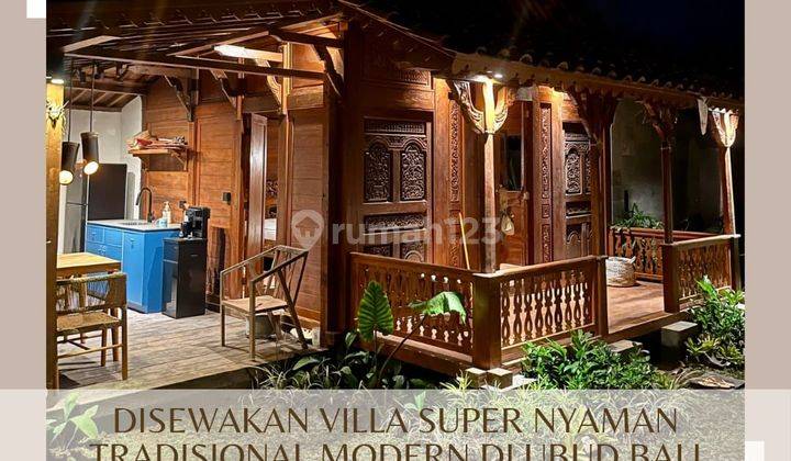 Sewa Vila Elegan Vintage Nyaman Exclusive Cocok Untuk Healing Di Ubud  1