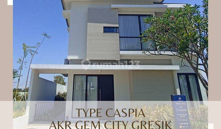 Rumah Milenial Terkeren Kawasan Semi Komersil Akr Gem City Gresik  1