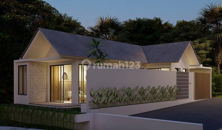 Rumah Vila Furnish Modern Minimalis View Alam Hijau Di Denpasar 2