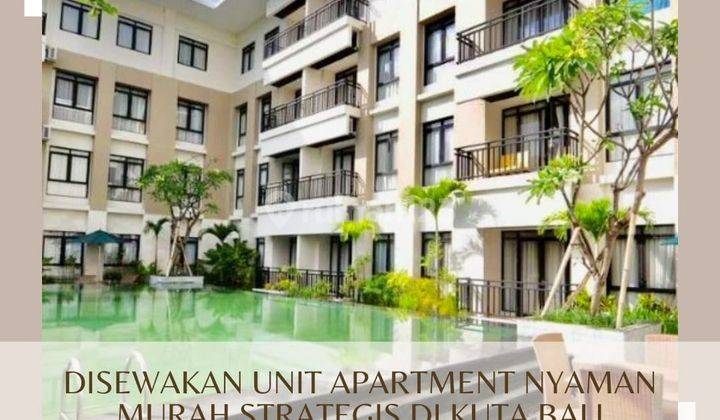 Sewa Apartemen Nyaman Furnish Murah Bagus Strategis Di Kuta Bali 1