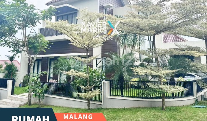 Dijual Rumah Modern 2 lantai posisi Hook di mainroad Austinville, Tidar, Malang 1