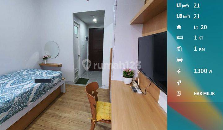  Disewakan Apartement Begawan Tipe Studio Fully Furnished   1