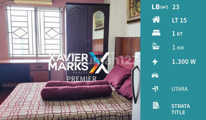 Dijual Murah Apartemen UB Eksekutif Full Furnish di Suhat Malang 