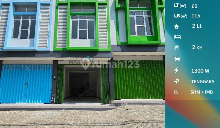 Dijual Ruko Baru Gress 2 Lantai di Green Sulfat, Pandanwangi, Malang Kota 1