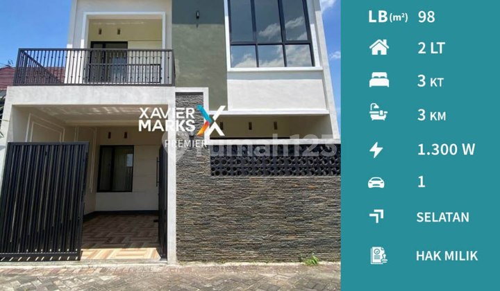 Turun Harga Dijual Rumah 2 Lantai di Abd Rahman Saleh Pakis Malang