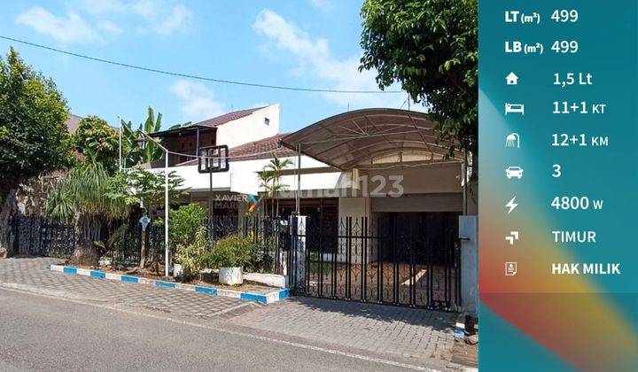 Dijual Rumah Klasik Terawat Ada Kamar Kost Aktif Daerah Sarangan, Lowokwaru Malang  1