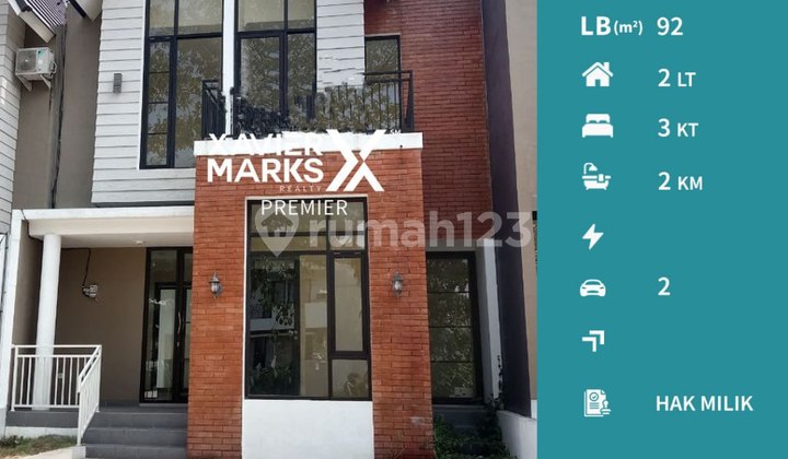 Dijual Rumah American 2 Lantai di Adyna Selangkah dari Suhat Malang