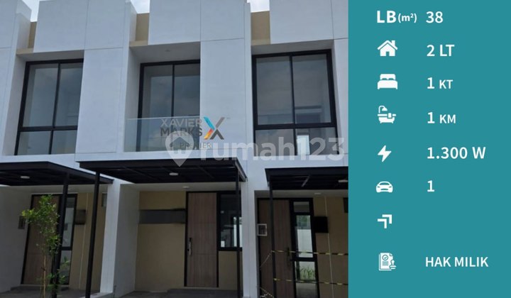 Dijual Murah Rumah Baru Tipe Lyve di Araya, Malang Dekat Binus