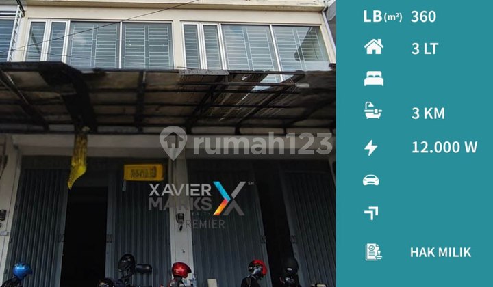For Rent 2 Adjacent Shophouses on Terusan Dieng, Malang Suitable for Business