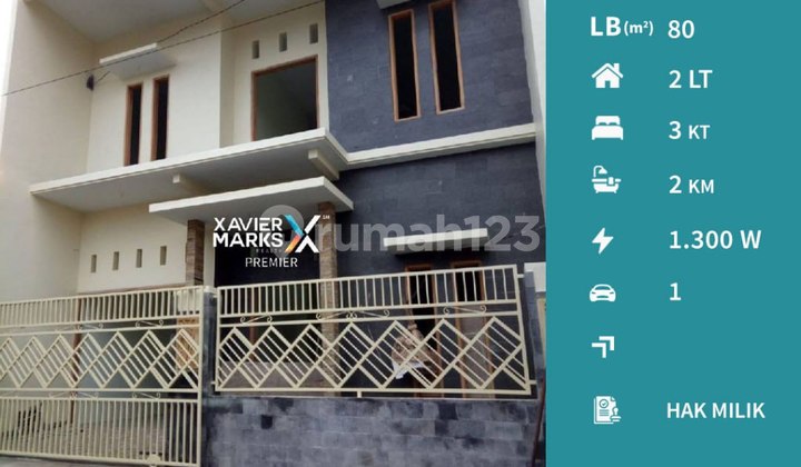 Dijual Rumah 2 Lantai Siap Huni di Perumahan Bedali Lawang Malang