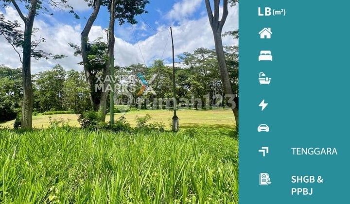 Dijual Tanah Kavling Luas di Jalan Utama Cluster Golf Kota Araya Malang 