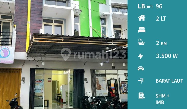 Dijual/Disewakan Ruko di Pandanwangi Utama, Sulfat Blimbing Malang 