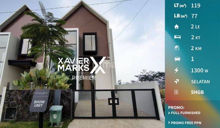 Dijual Rumah Baru Super Cantik Furnished Di Greenland Tidar Malang 1