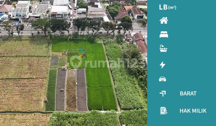 Dijual Dibawah Harga Pasar Tanah di Poros Raya Mondoroko, Singosari Malang
