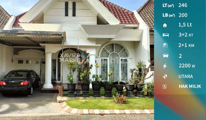 Rumah Terawat di Jalan Bunga bunga Selangkah Ke Soekarno Hatta, Lowokwaru Kota Malang  1