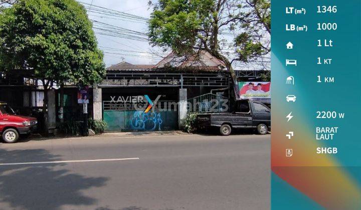 Dijual Gudang Rumah Usaha Strategis di Nol Jalan Raya Sukun Malang 1