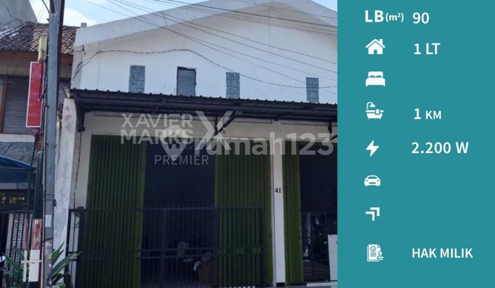 Rental Shop House Suitable for Business on Jl. Ahmad Dahlan, Klojen, Malang