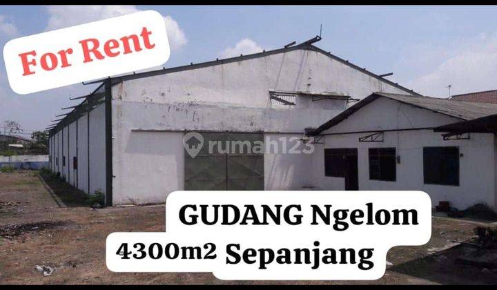 Dijual Murah Gudang Ngelom Sepanjang Dekat Mastrip Karang Pilang Surabaya 1