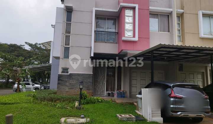 Rumah Hoek Cluster Canary The Spring Gading Serpong 2 lantai Semi Furnished