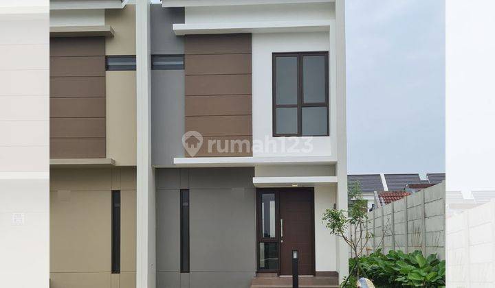 Rumah Cantik Model Modern Minimalis 2 Lantai Cluster Olive di Summarecon Bekasi 1