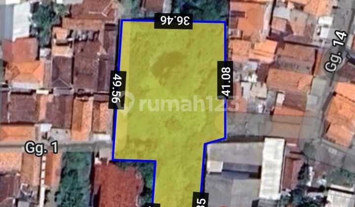 Tanah di Daerah Gajah Mada Cocok untuk Hotel
