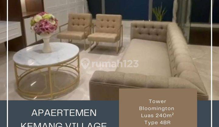 Dijual Murah Apartemen Kemang Village 4 Kamar Tidur Tower Bloomington  1