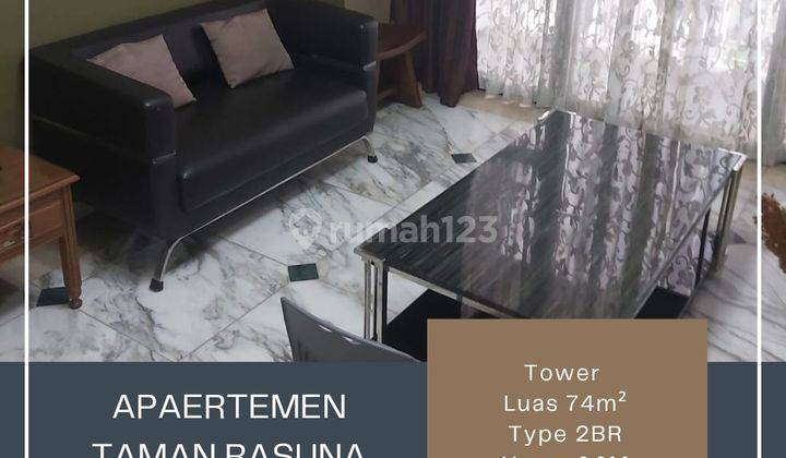 Dijual Murah Apartemen Taman Rasuna 2 Kamar Tidur Furnish 1