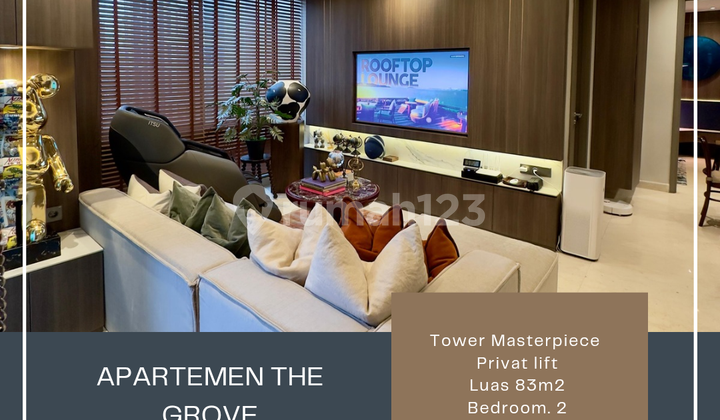 Jual Murah Apartemen The Grove Masterpiece 2Br Brand New