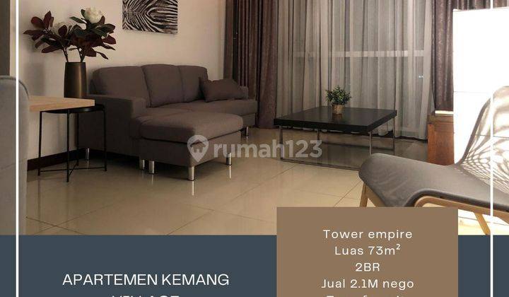 dijual Murah Kemang Village 2BR Tower empire 1