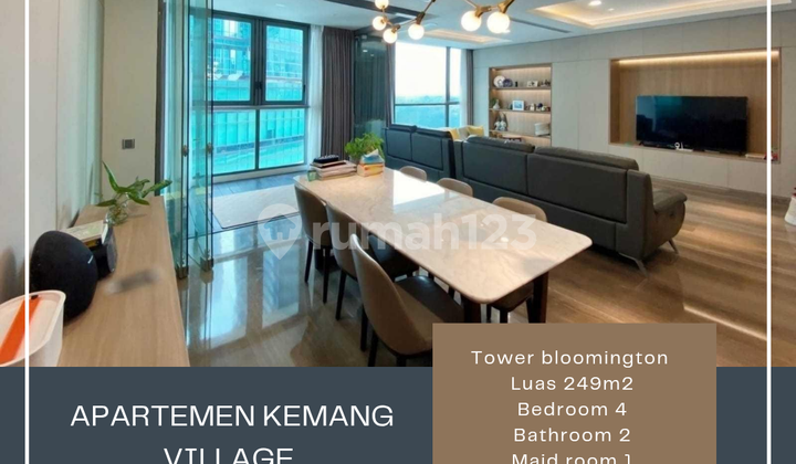 Dijual Murah Apartemen Kemang Village 4br Tower Bloomington