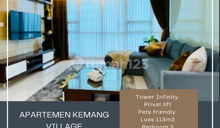 Dijual Apartemen Kemang Village 2Br Pets Friendly
