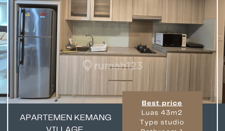 Jual Murah Apartemen Kemang Village Studio Balkon 1