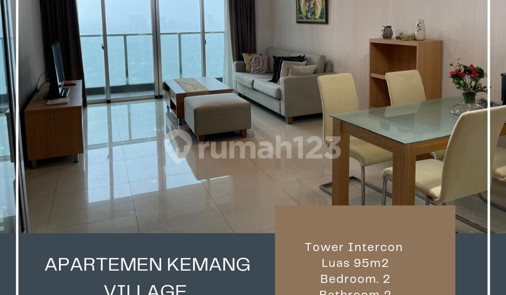 For Rent Kemang Village Apartment 2BR Good Furnish