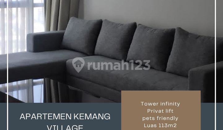 For Sale Cheap Apartment Kemang Village 2Br Tower Infinity
