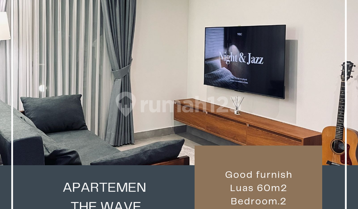 Dijual Apartemen The Wave 2br Good Furnish
