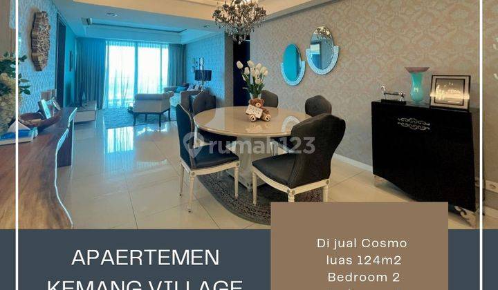 Dijual MURAH Apartemen Kemang Village 2 Kamar Tidur Sudah SHM 1