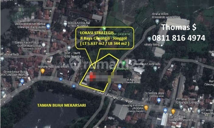 Dijual Turun Harga Tanah Komersil Transyogi Dekat Hermina Mekarsari Dijual Turun Harga Tanah Komersil Transyogi Dekat Hermina Mekarsari