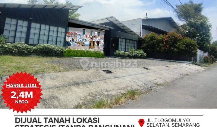 DIJUAL TANAH LOKASI BAGUS DAN STRATEGIS DI TLOGOMULYO SELATAN, SEMARANG TIMUR 1