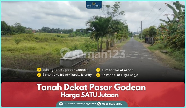 Land for Sale with SHM in Sleman, Near Al Azhar International Yogyakarta Land for Sale with SHM in Sleman, Near Al Azhar International Yogyakarta