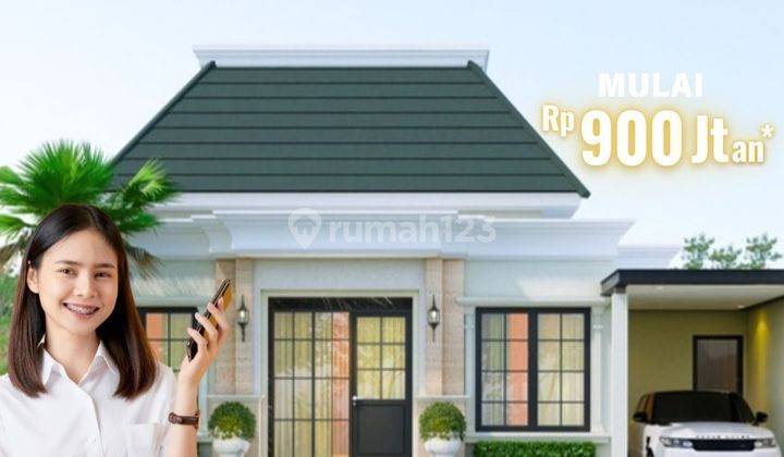 Jual Rumah 1 Lantai Baru Bergaya Amerika Kalasik Di Jogja 1