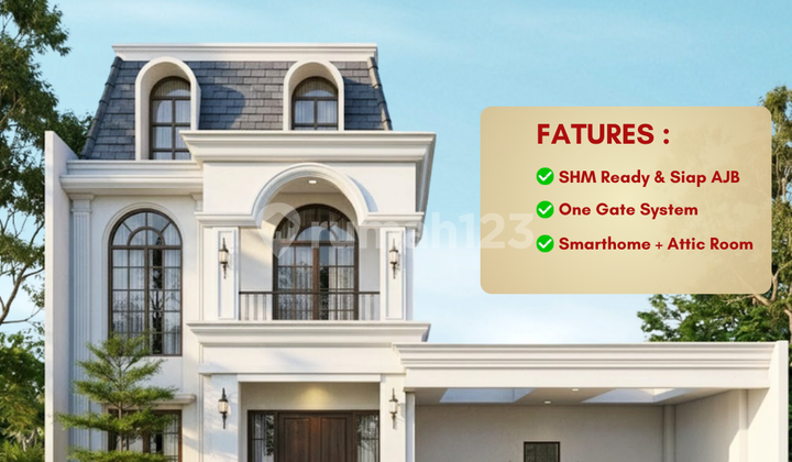 Rumah 3 Lantai Bonus Kolam Renang Pribadi Gamping