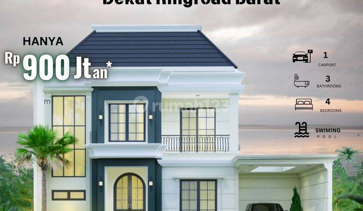 Jual Rumah Mewah 2 Lantai Desain Modern Di Tengah Kota Jogja 1