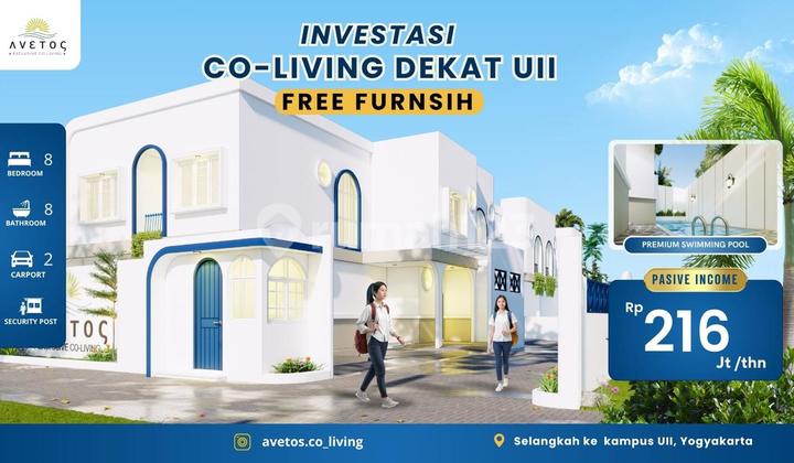 For Sale Exclusive Boarding House in Ngaglik Jogja Near UII Campus with SHM Certificate