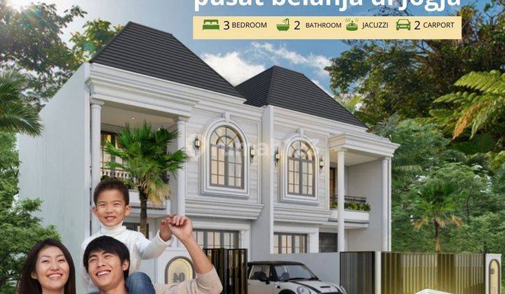 Dijual Rumah Mewah Bergaya Amerika Klasik Di Tengah Kota 1