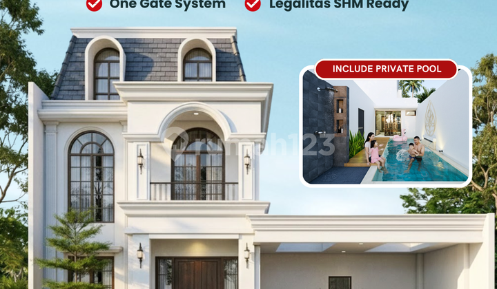 Rumah Mewah Sleman Keamanan 24 Jam Dalam Cluster