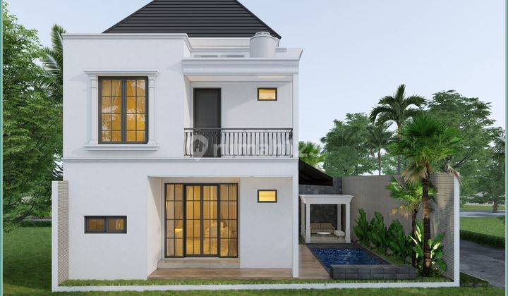 Jual Rumah Mewah 2 Lantai Bernuansa Amerika Klasik Di Jogja Timur 2