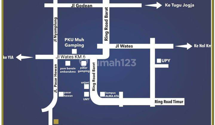 Rumah Gratis Biaya Ppjb Ambarketawang Dekat Jl. Wates Km 6 7
