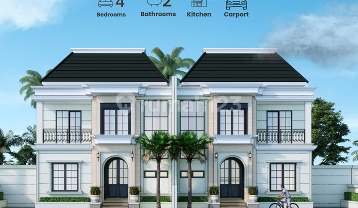 Hunian Eksklusif 2 Lantai dengan Kolam Renang Pribadi - Hanya 15 Menit ke Tugu Hunian Eksklusif 2 Lantai dengan Kolam Renang Pribadi - Hanya 15 Menit ke Tugu