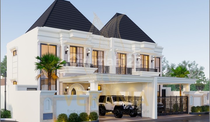 Rumah American Style Dalam Perumahan Area Umy Jogja